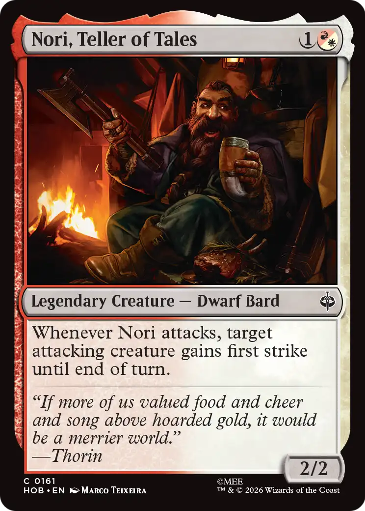 Nori, Teller of Tales [The Hobbit] | Card Merchant Takapuna