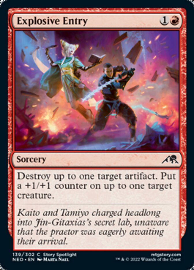 Explosive Entry [Kamigawa: Neon Dynasty] | Card Merchant Takapuna