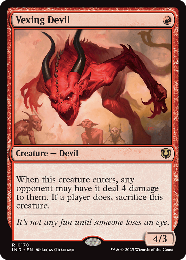 Vexing Devil [Innistrad Remastered] | Card Merchant Takapuna