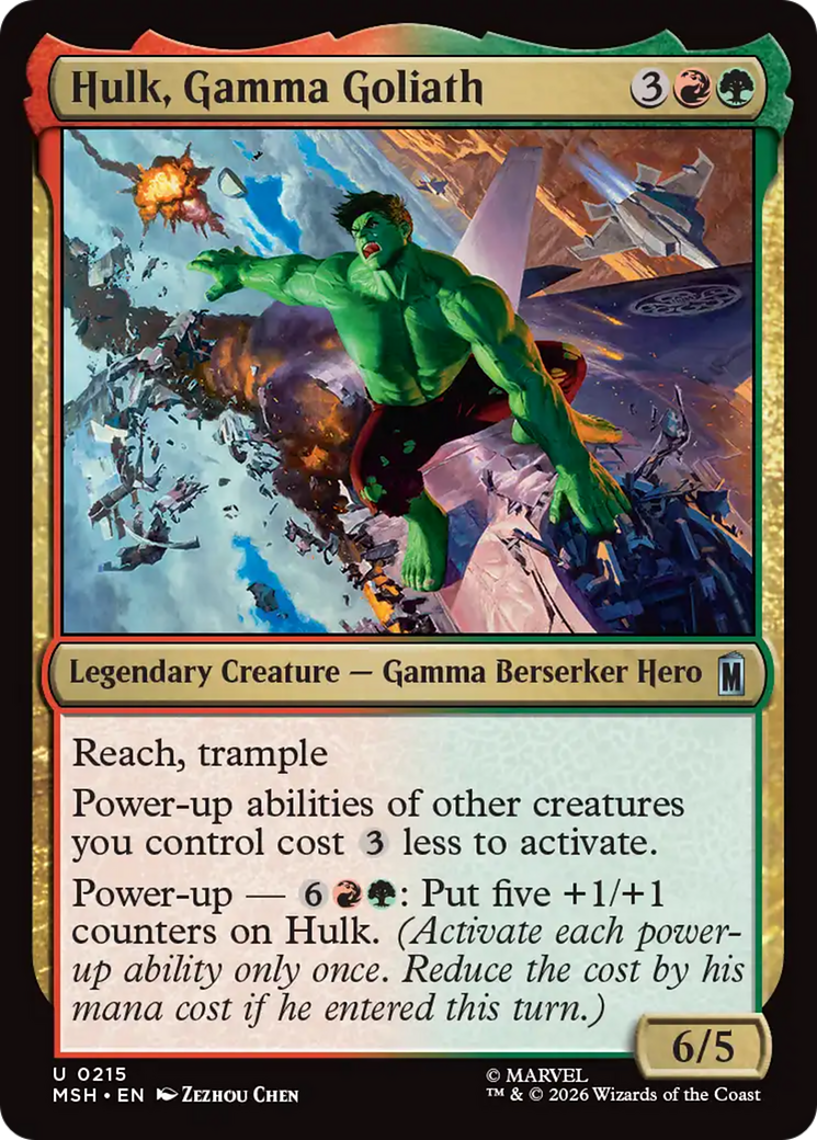 Hulk, Gamma Goliath [Marvel Super Heroes] | Card Merchant Takapuna