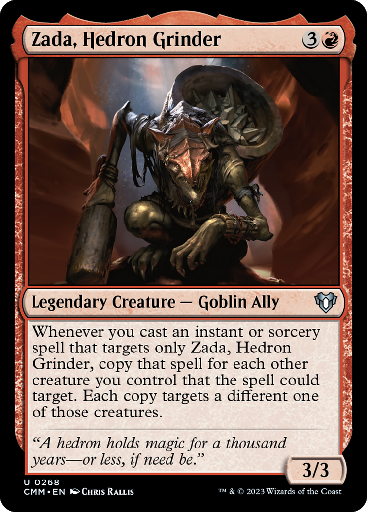 Zada, Hedron Grinder [Commander Masters] | Card Merchant Takapuna