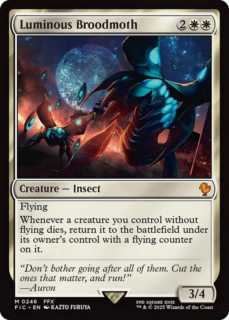Luminous Broodmoth [FINAL FANTASY Commander] | Card Merchant Takapuna