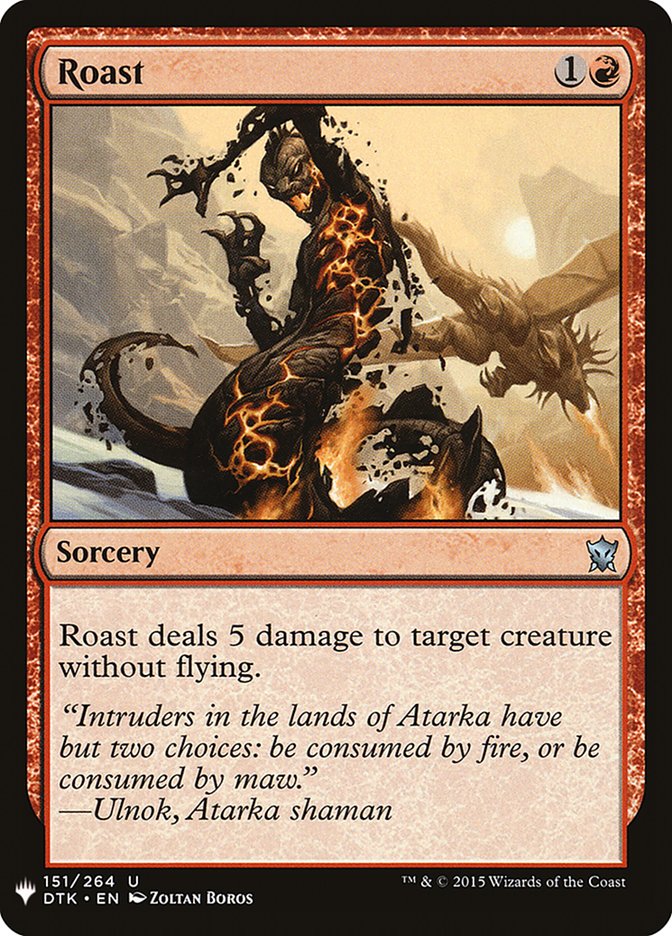 Roast [Mystery Booster] | Card Merchant Takapuna