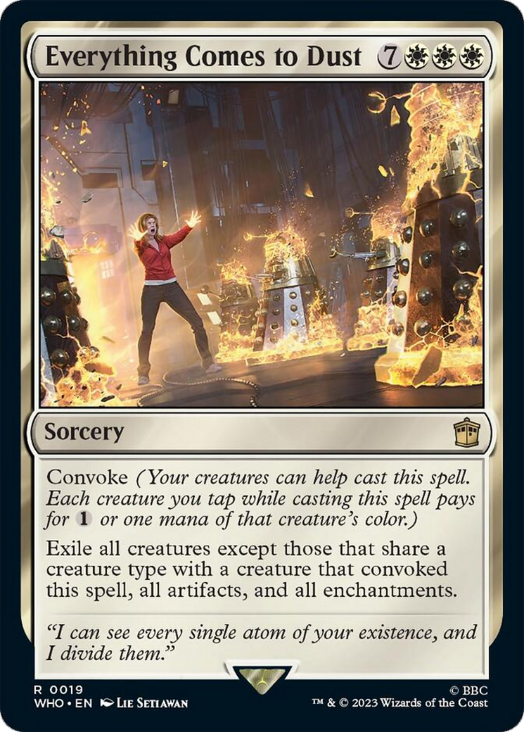 Everything Comes to Dust [Doctor Who] | Card Merchant Takapuna