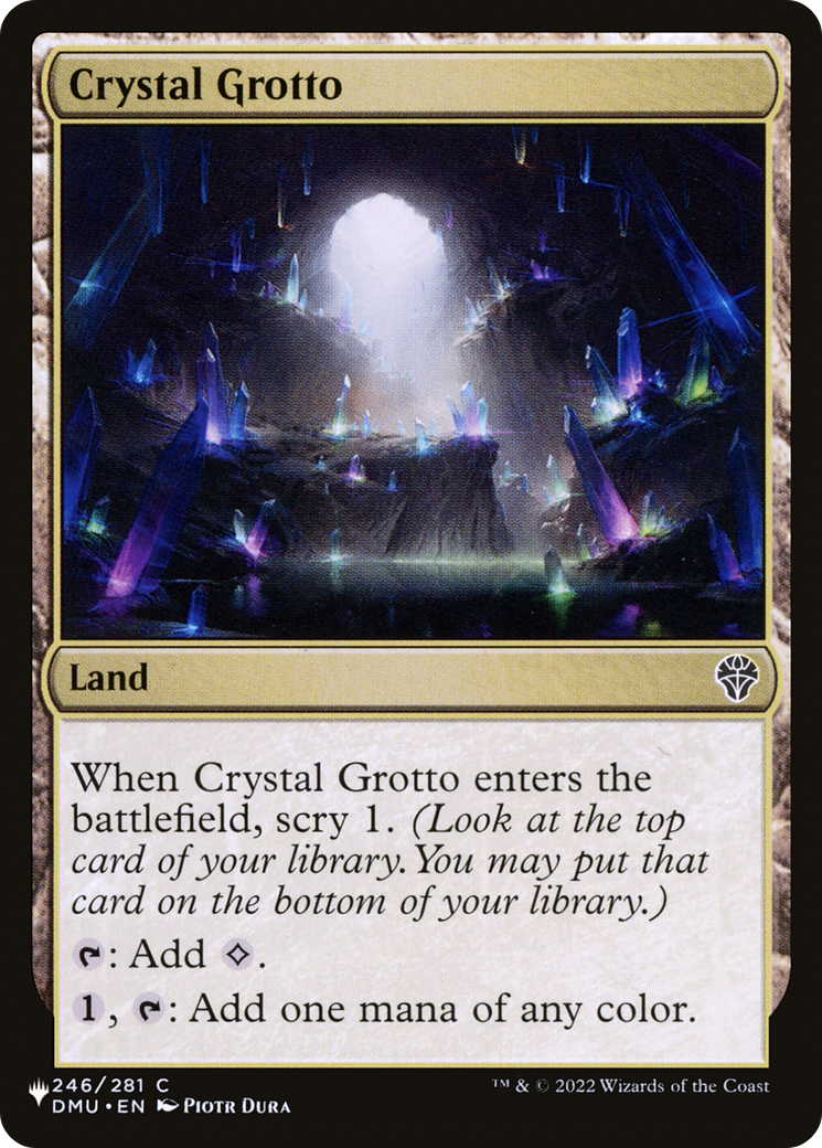 Crystal Grotto [The List] | Card Merchant Takapuna