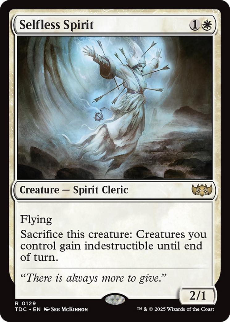 Selfless Spirit [Tarkir: Dragonstorm Commander] | Card Merchant Takapuna