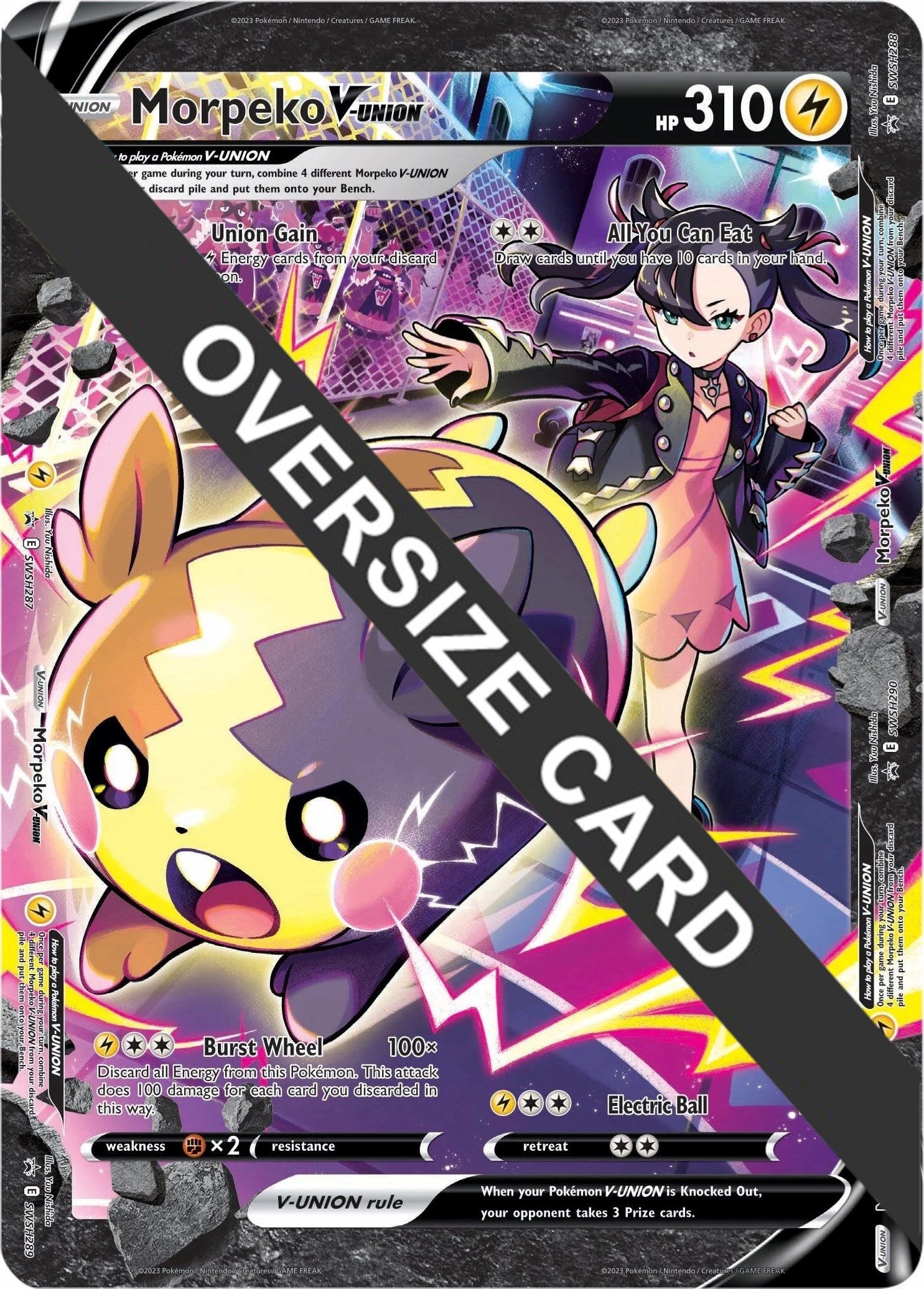Morpeko V-UNION (SWSH287-290) (Jumbo Card) [Sword & Shield: Black Star Promos] | Card Merchant Takapuna