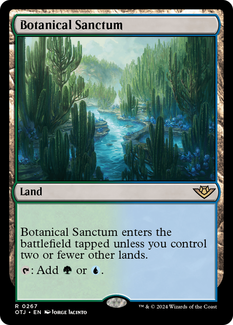 Botanical Sanctum [Outlaws of Thunder Junction] | Card Merchant Takapuna
