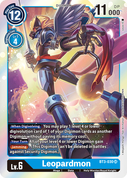 Leopardmon [BT3-030] [Release Special Booster Ver.1.0] | Card Merchant Takapuna