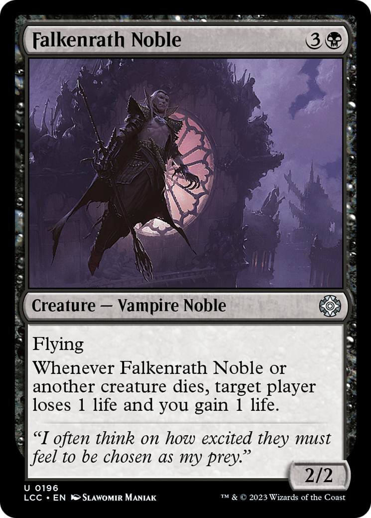 Falkenrath Noble [The Lost Caverns of Ixalan Commander] | Card Merchant Takapuna