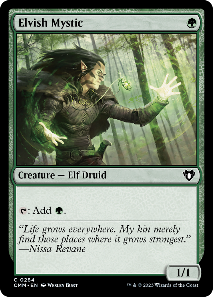Elvish Mystic [Commander Masters] | Card Merchant Takapuna