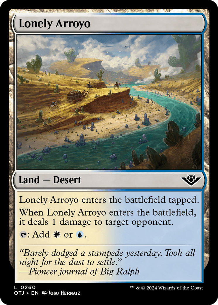 Lonely Arroyo [Outlaws of Thunder Junction] | Card Merchant Takapuna