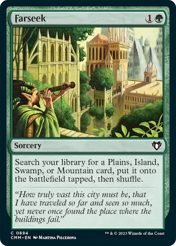 Farseek [Commander Masters] | Card Merchant Takapuna