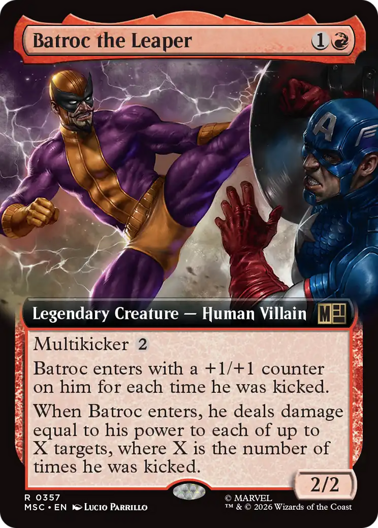 Batroc the Leaper (Extended Art) [Marvel Super Heroes Commander] | Card Merchant Takapuna