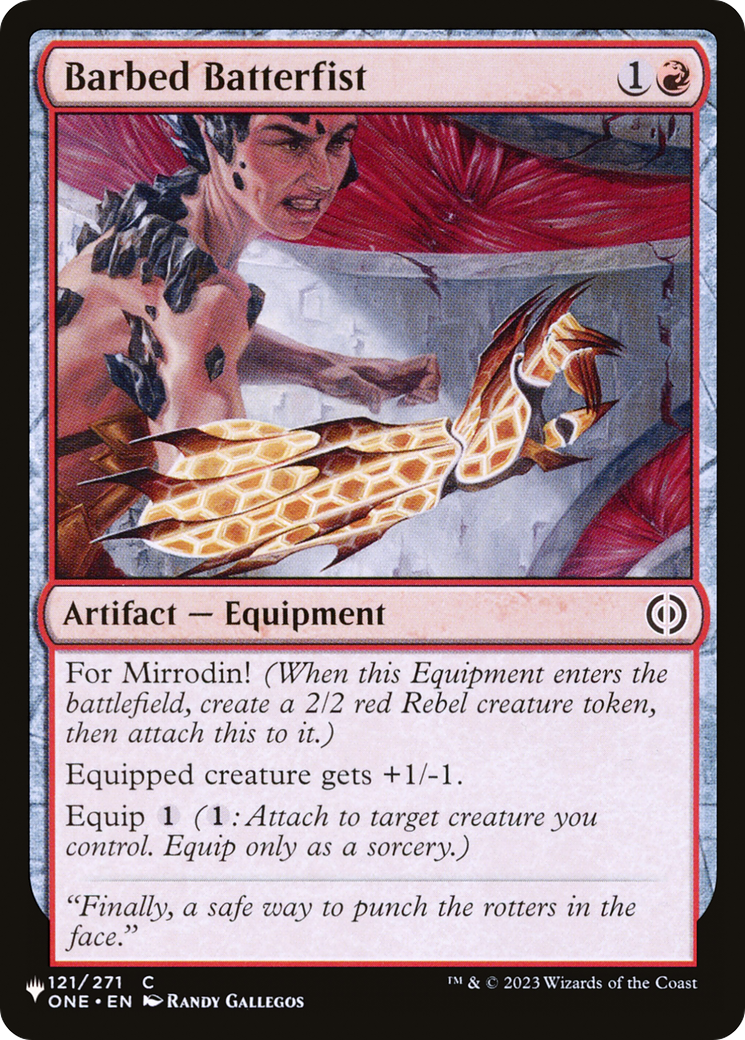 Barbed Batterfist [The List] | Card Merchant Takapuna