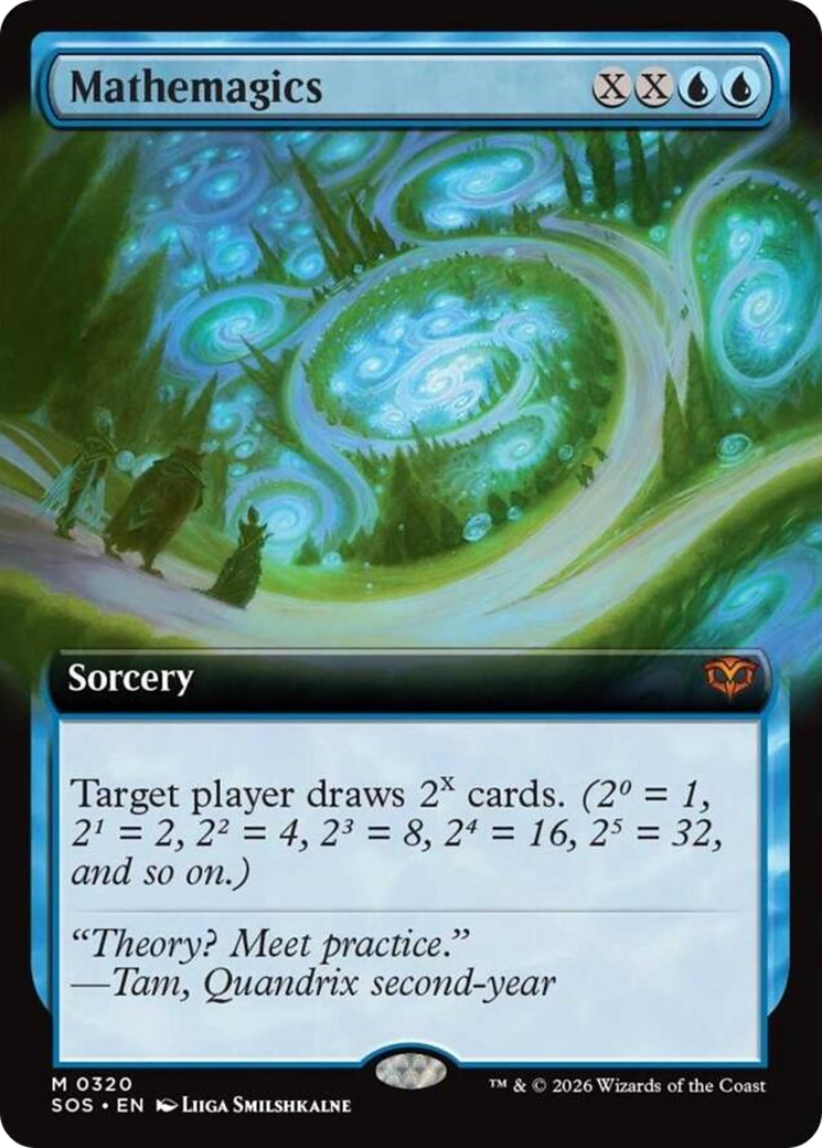 Mathemagics (Extended Art) [Secrets of Strixhaven] | Card Merchant Takapuna