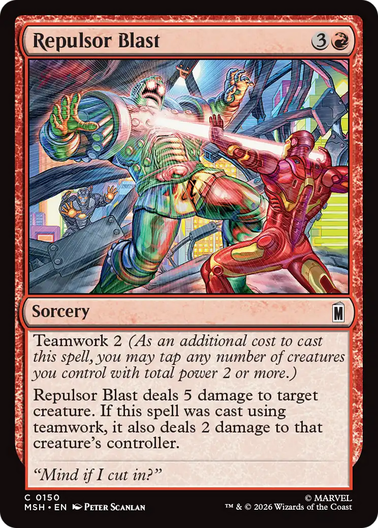 Repulsor Blast [Marvel Super Heroes] | Card Merchant Takapuna