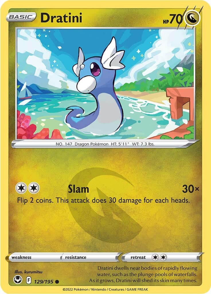 Dratini (129/195) [Sword & Shield: Silver Tempest] | Card Merchant Takapuna