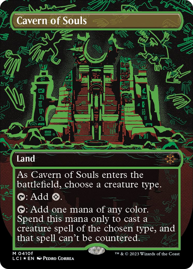 Cavern of Souls (0410f) (Borderless) [The Lost Caverns of Ixalan] | Card Merchant Takapuna