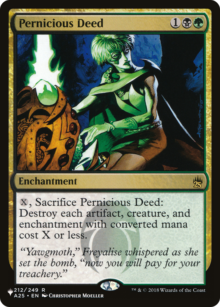 Pernicious Deed [The List] | Card Merchant Takapuna