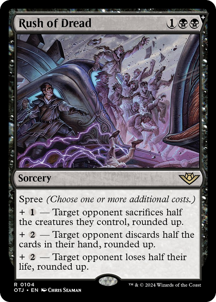 Rush of Dread [Outlaws of Thunder Junction] | Card Merchant Takapuna
