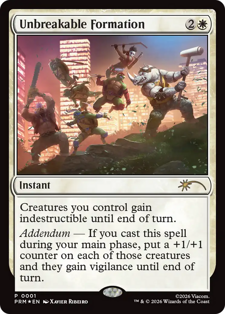 Unbreakable Formation [Media Promos] | Card Merchant Takapuna