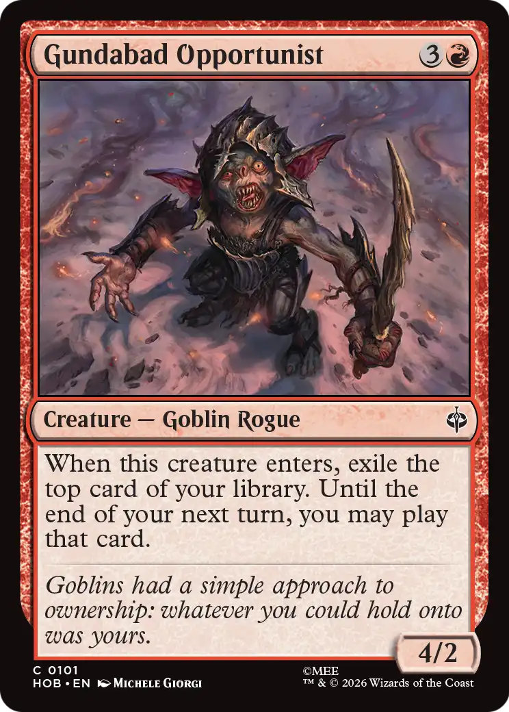 Gundabad Opportunist [The Hobbit] | Card Merchant Takapuna