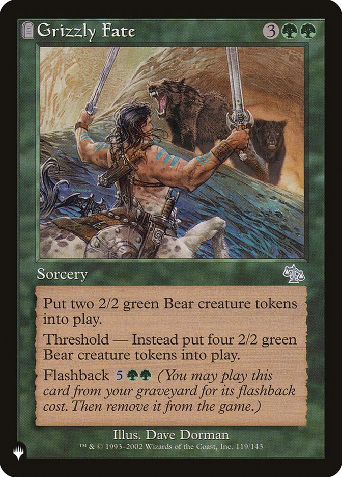Grizzly Fate [The List] | Card Merchant Takapuna