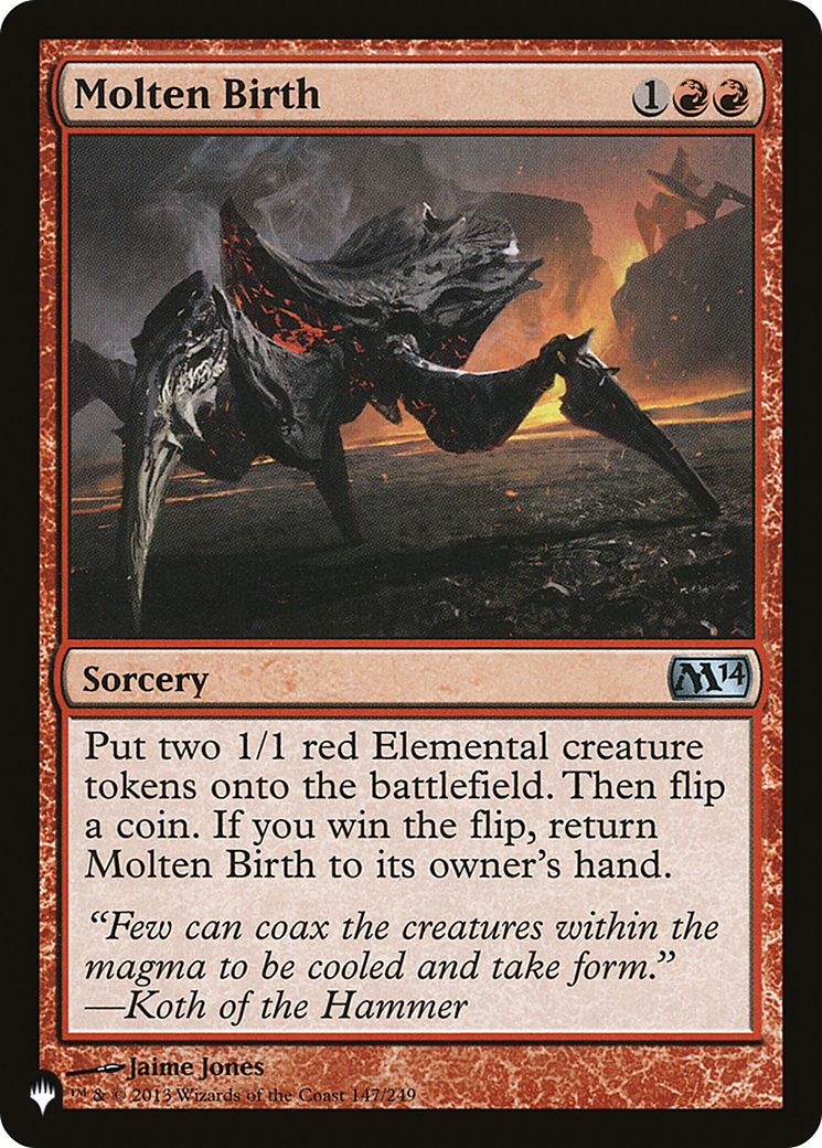 Molten Birth [The List] | Card Merchant Takapuna