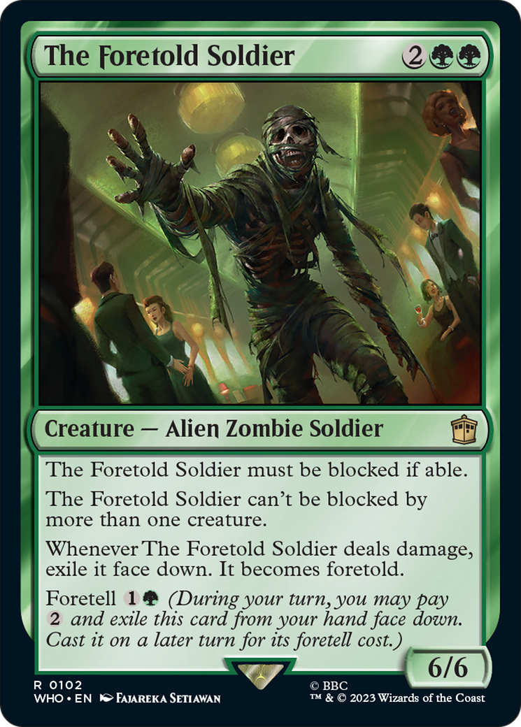 The Foretold Soldier [Doctor Who] | Card Merchant Takapuna