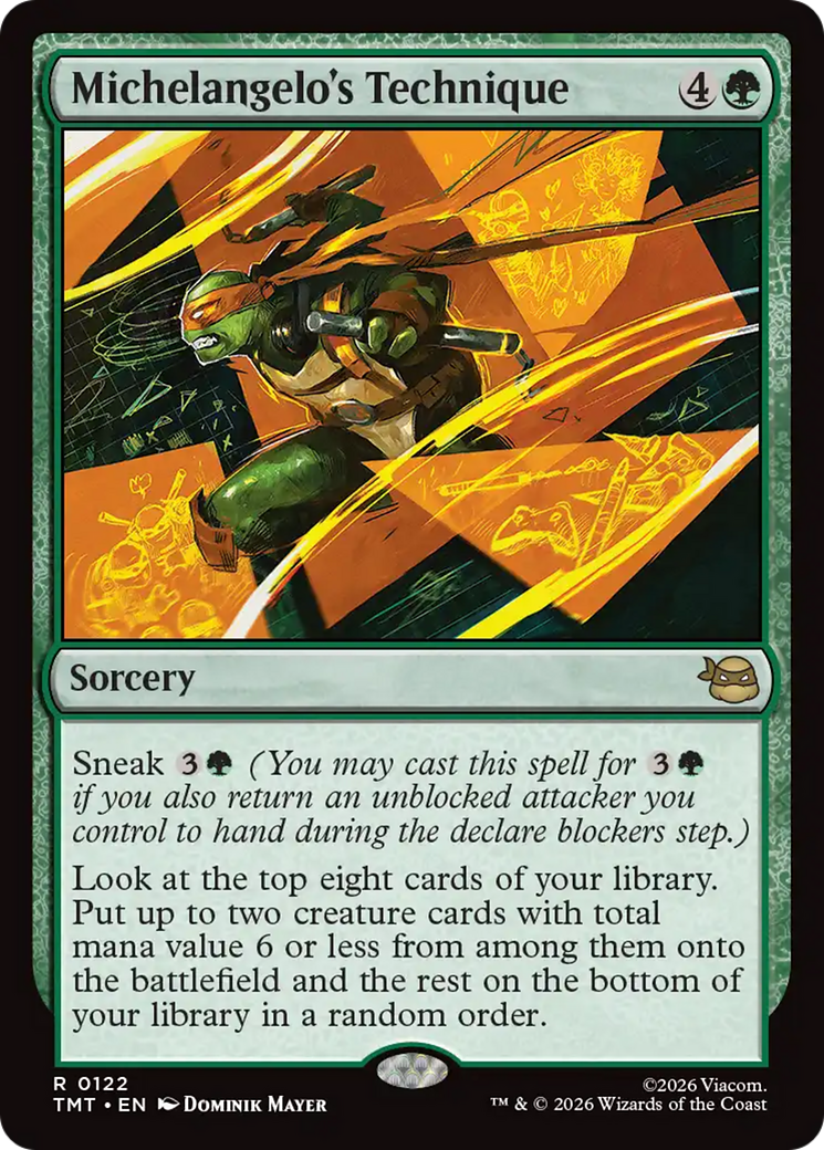 Michelangelo's Technique [Teenage Mutant Ninja Turtles] | Card Merchant Takapuna
