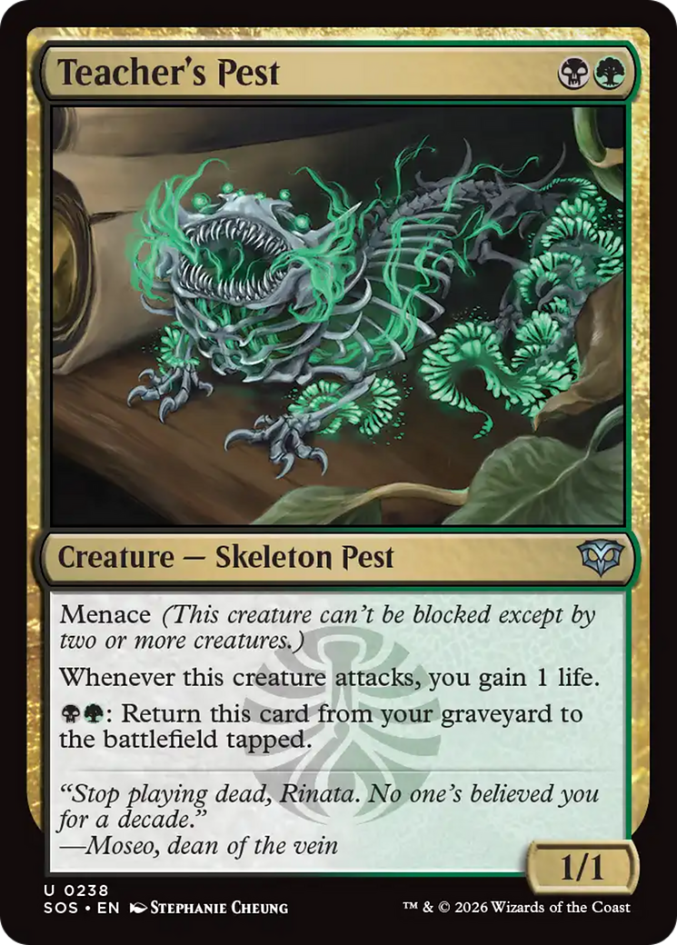 Teacher's Pest [Secrets of Strixhaven] | Card Merchant Takapuna