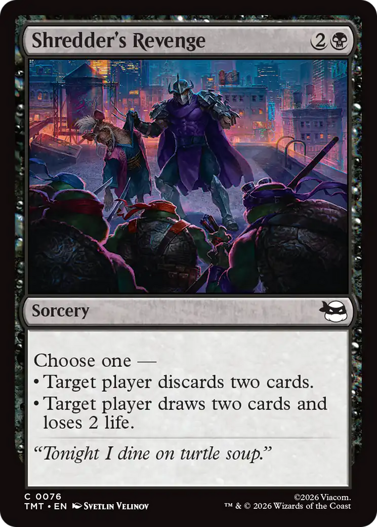 Shredder's Revenge [Teenage Mutant Ninja Turtles] | Card Merchant Takapuna