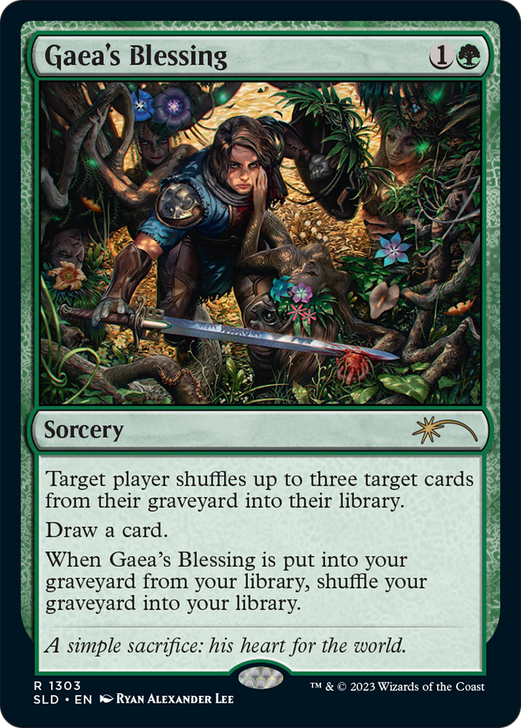 Gaea's Blessing [Secret Lair Drop Series] | Card Merchant Takapuna
