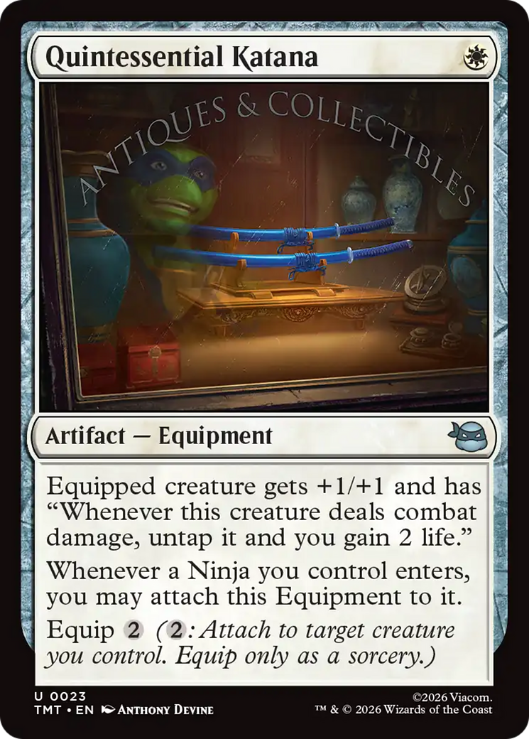 Quintessential Katana [Teenage Mutant Ninja Turtles] | Card Merchant Takapuna
