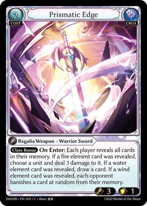 Prismatic Edge (035) [Dawn of Ashes: Starter Decks] | Card Merchant Takapuna