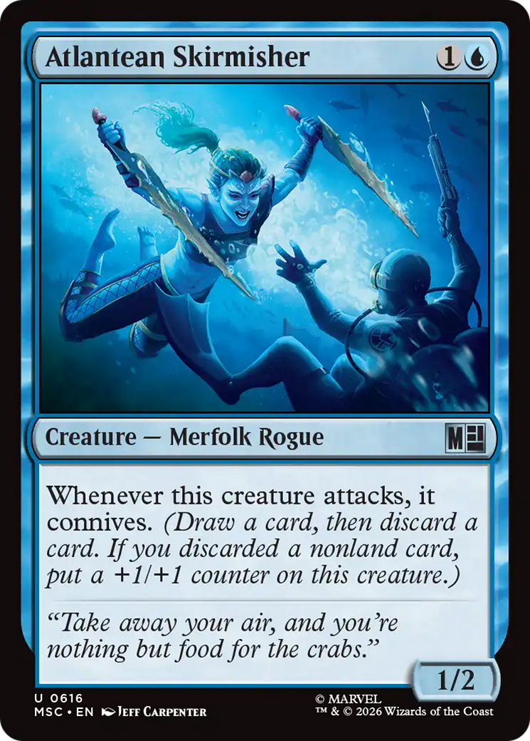 Atlantean Skirmisher [Marvel Super Heroes Commander] | Card Merchant Takapuna