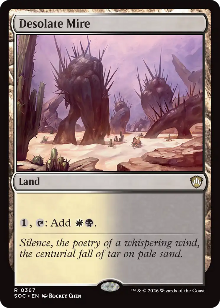 Desolate Mire [Secrets of Strixhaven Commander] | Card Merchant Takapuna
