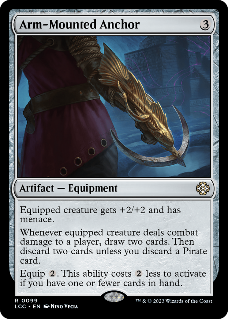 Arm-Mounted Anchor [The Lost Caverns of Ixalan Commander] | Card Merchant Takapuna