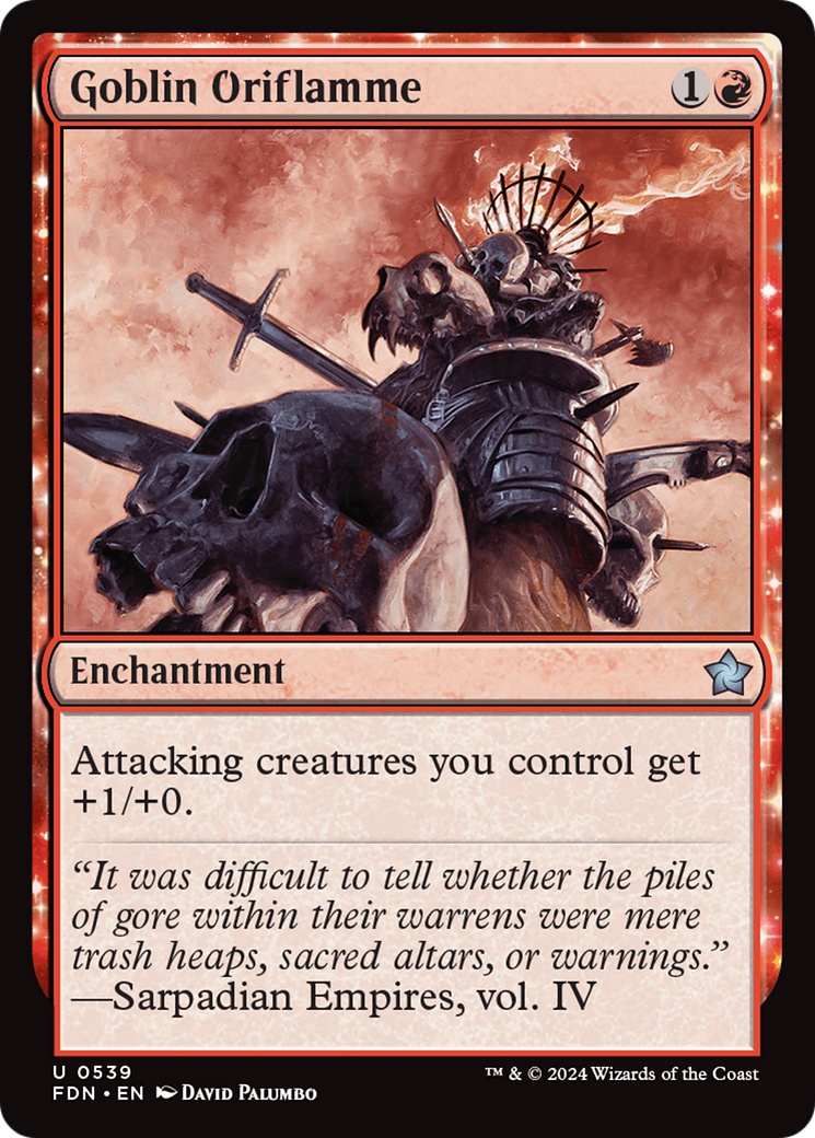 Goblin Oriflamme [Foundations] | Card Merchant Takapuna
