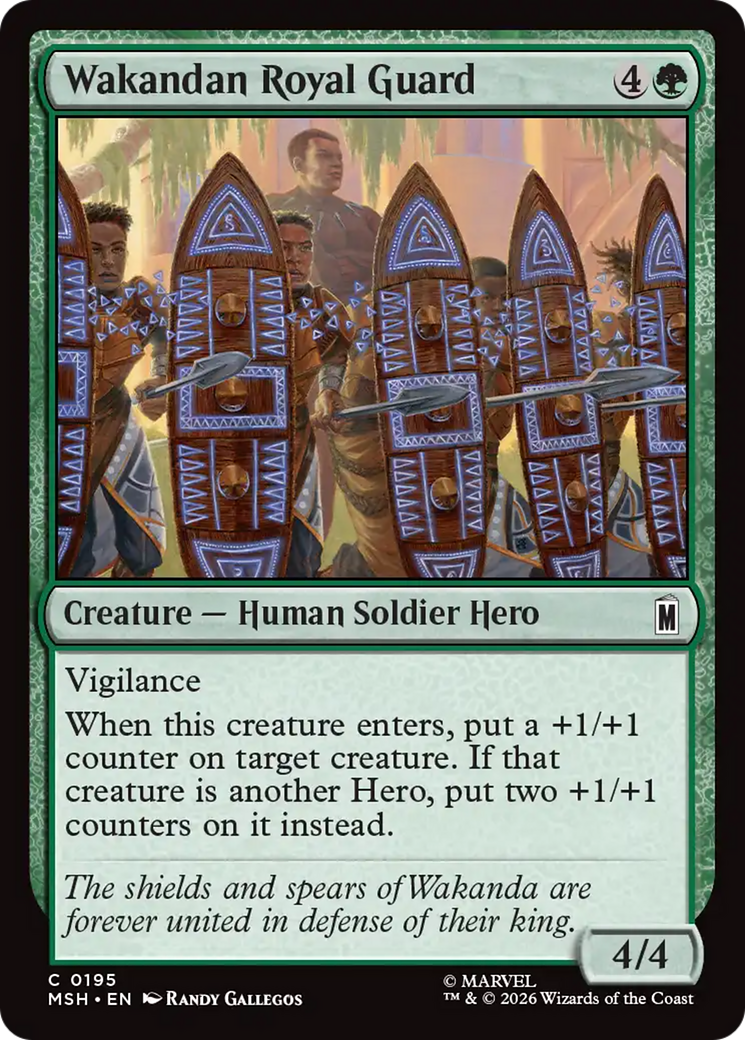Wakandan Royal Guard [Marvel Super Heroes] | Card Merchant Takapuna