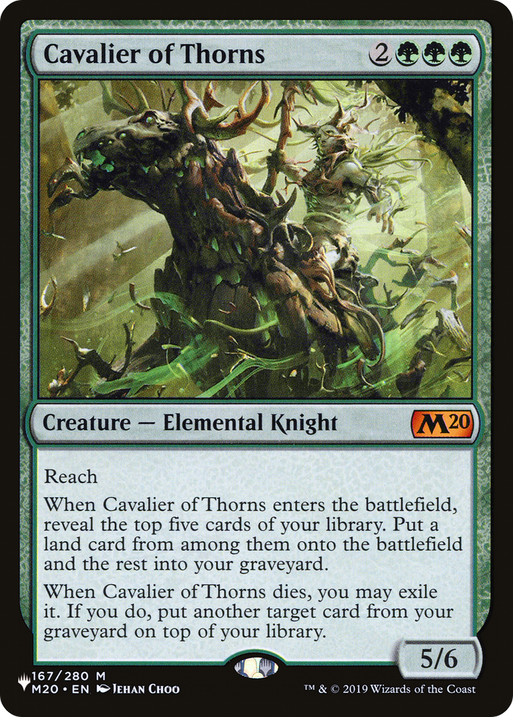 Cavalier of Thorns [The List] | Card Merchant Takapuna