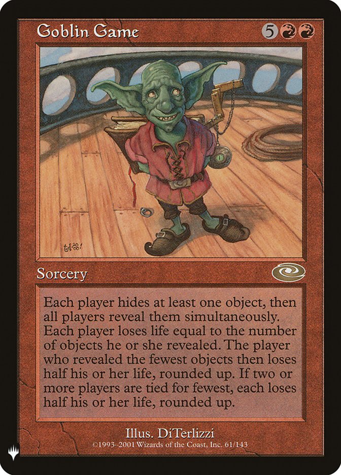Goblin Game [The List] | Card Merchant Takapuna