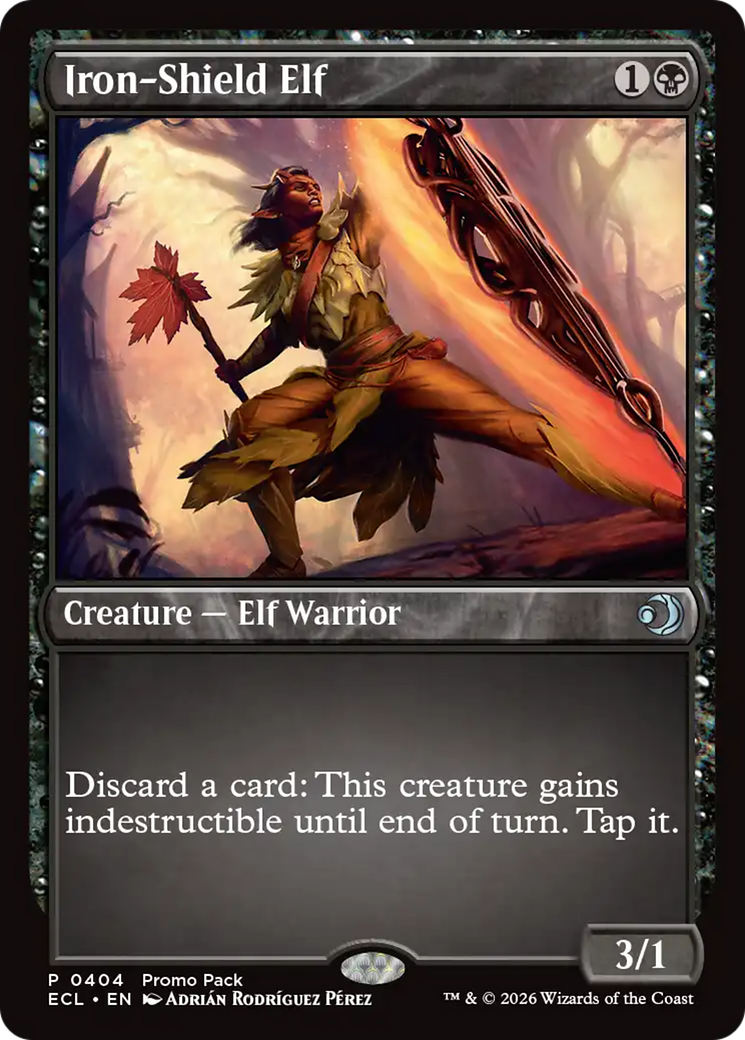 Iron-Shield Elf [Lorwyn Eclipsed Promos] | Card Merchant Takapuna