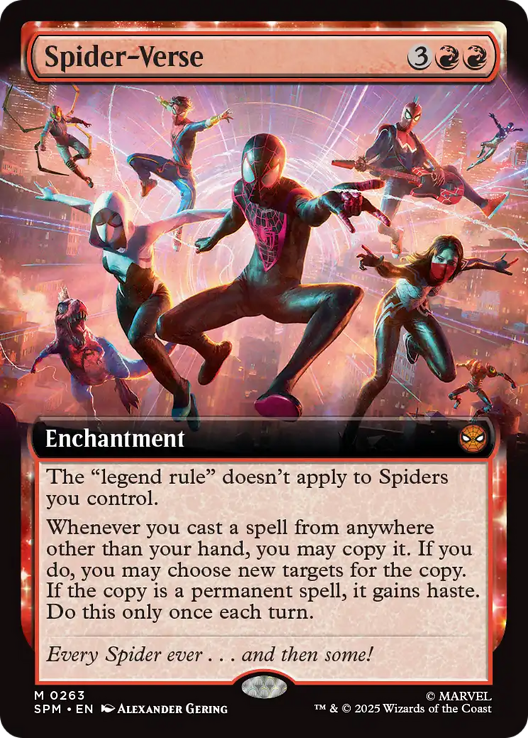 Spider-Verse (Extended Art) [Marvel's Spider-Man] | Card Merchant Takapuna