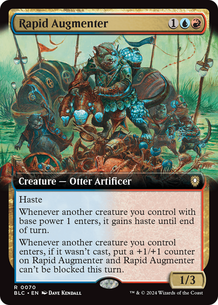 Rapid Augmenter (Extended Art) [Bloomburrow Commander] | Card Merchant Takapuna
