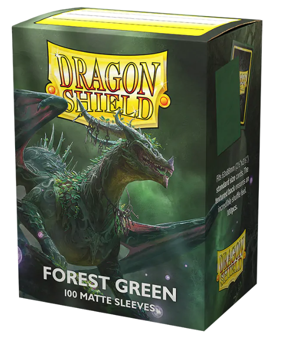 DS Sleeves (100) Forest Green Matte