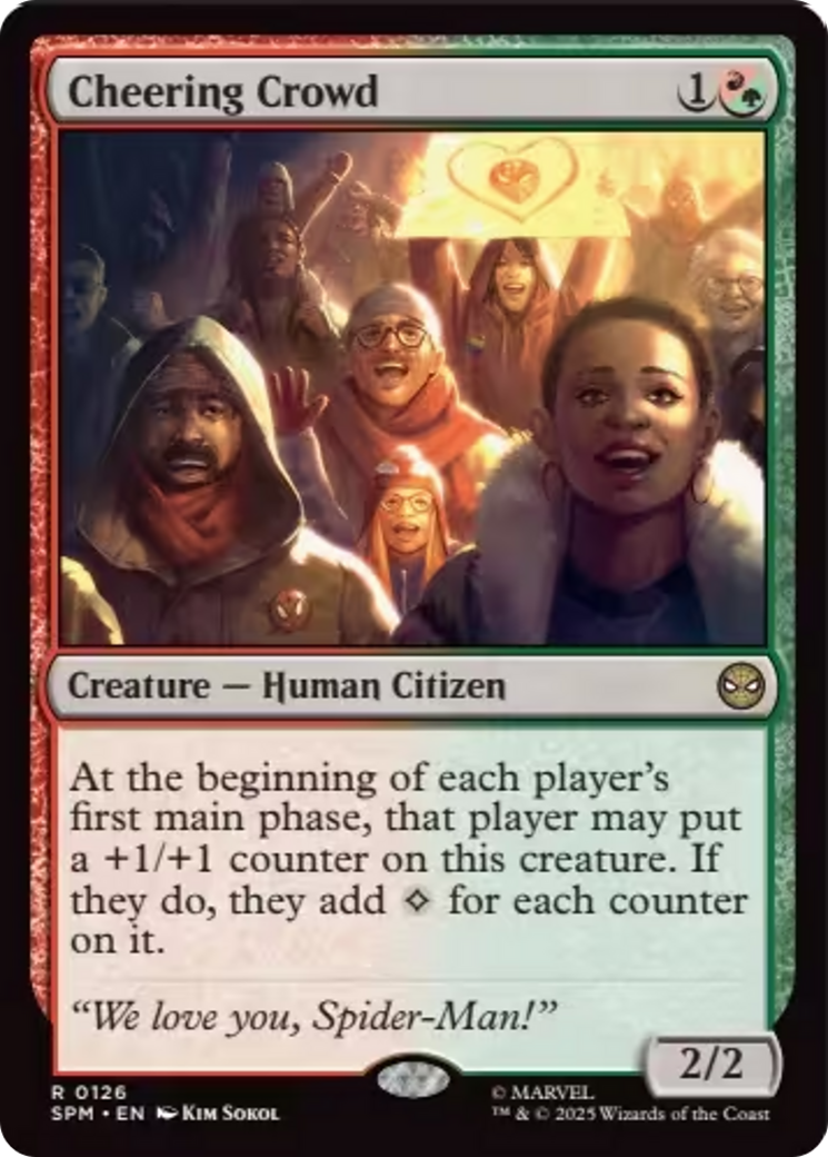Cheering Crowd [Marvel's Spider-Man] | Card Merchant Takapuna