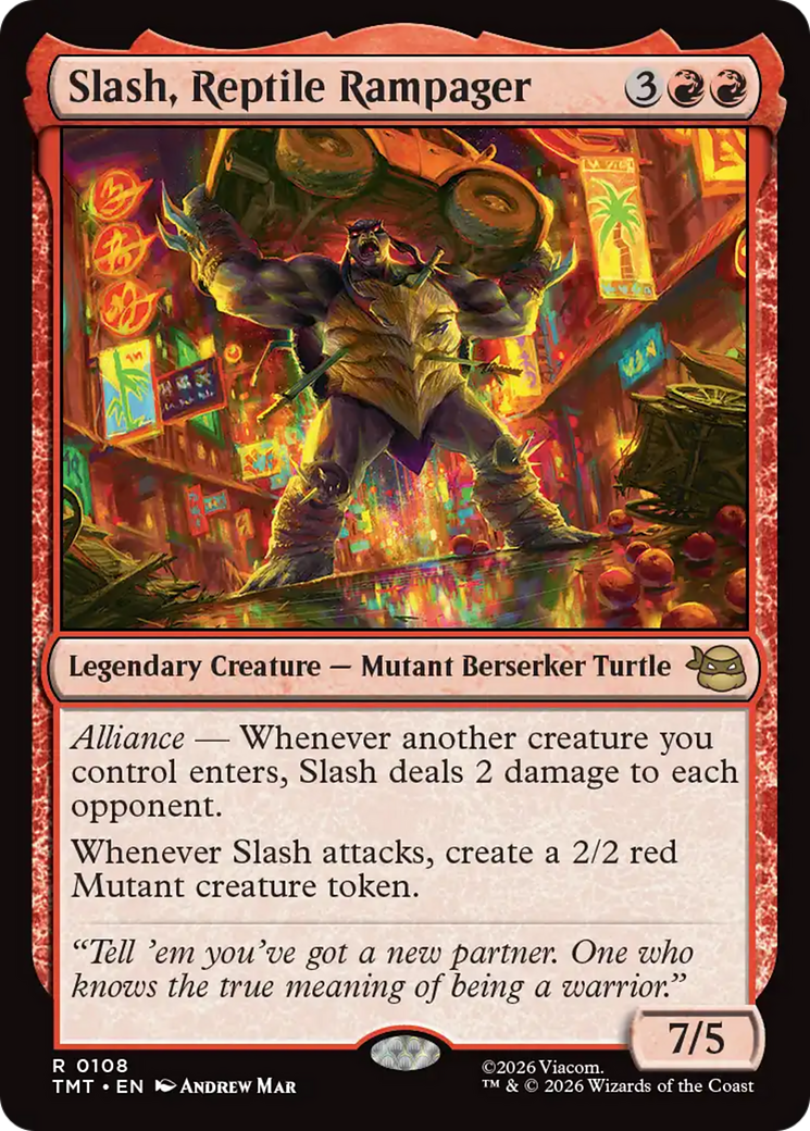 Slash, Reptile Rampager [Teenage Mutant Ninja Turtles] | Card Merchant Takapuna