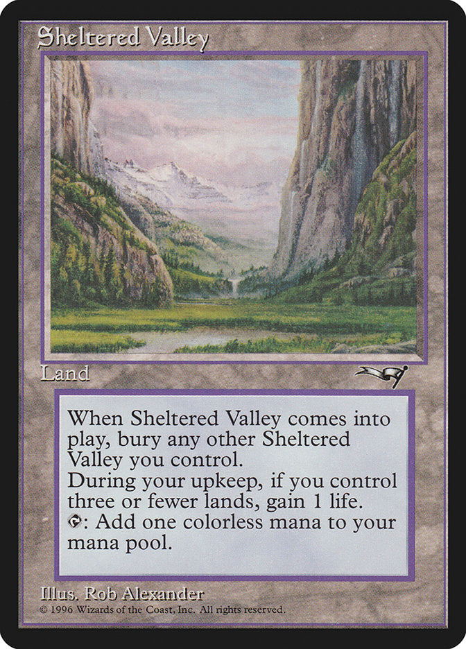 Sheltered Valley [Alliances] | Card Merchant Takapuna